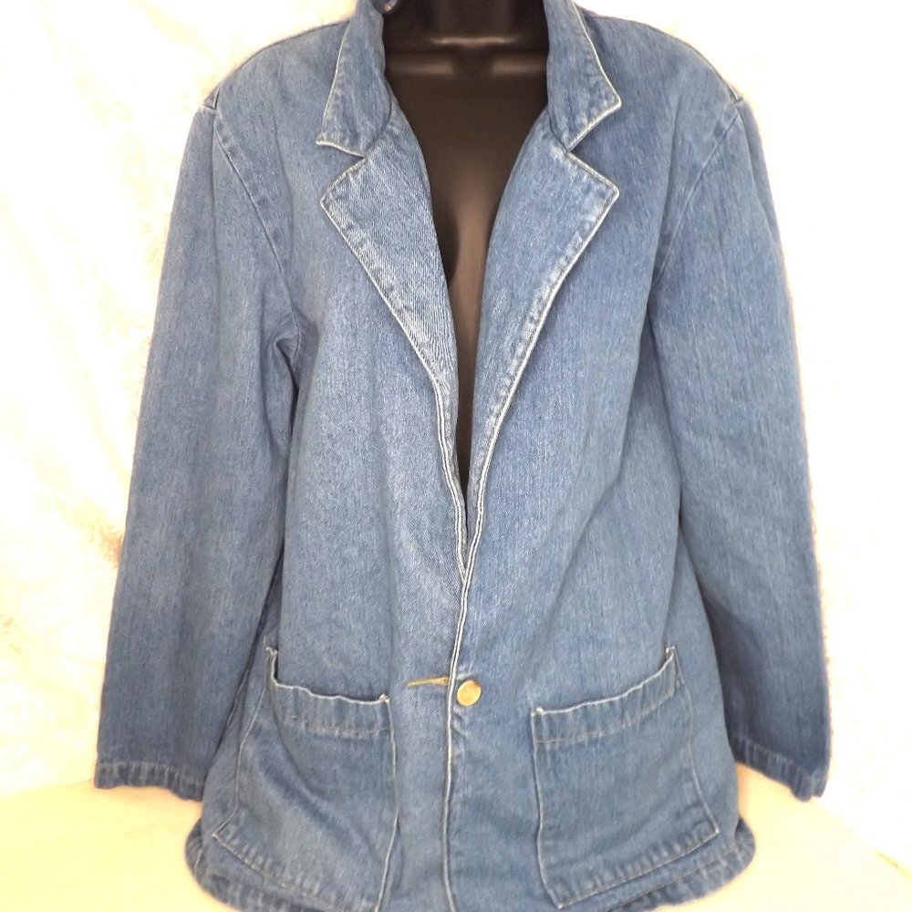 Cheryl Tiegs Denim Jacket- Women's M